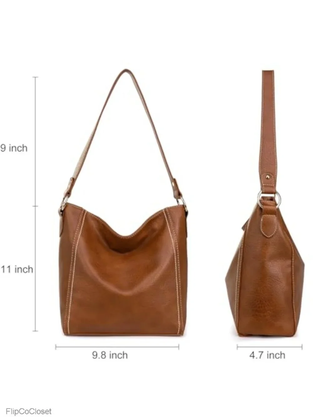 Montana West Soft Vegan Leather Hobo Shoulder Bag Medium Womens Purse